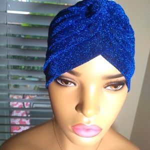 Women Shine Knot Twist Turban Headbands Cap Autumn Winter Warm Headwear Casual
